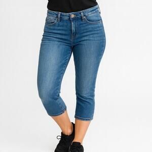 J Brand Capri Jeans Women Size 26 Blue Denim Mid Rise Dynamic Stretch